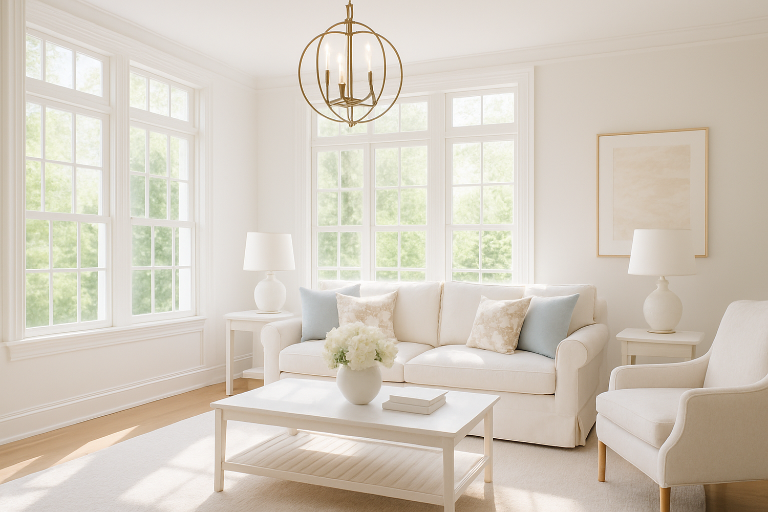 Bright Beautiful Living Room