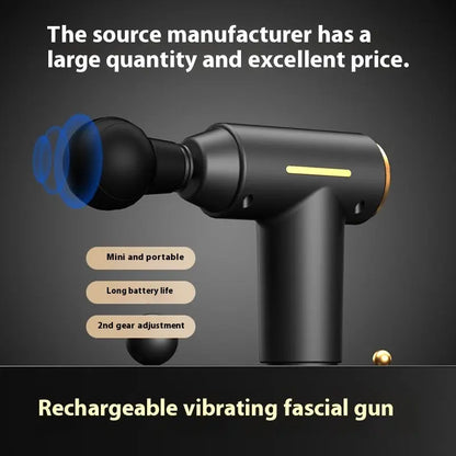 Factory Direct Sales Massage Gun Rechargeable Portable Household Muscle Electric